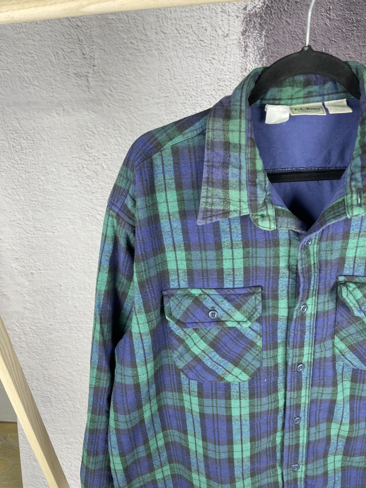 L.L. Bean L.L. Bean timberline vintage made in USA flannel overshirt Size US XL / EU 56 / 4 - 8 Thumbnail