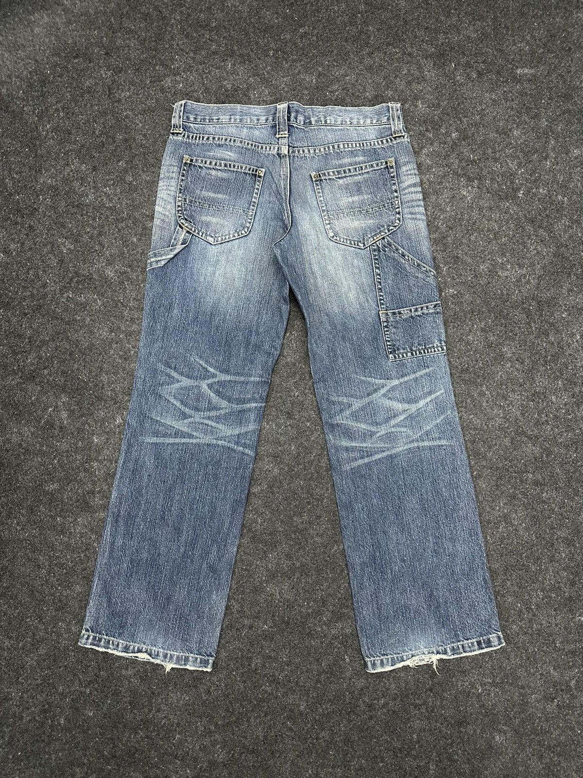 Beauty Beast × Japan Blue × Japanese Brand Japanese Carpenter Denim Pant F59 Size US 32 / EU 48 - 2 Thumbnail