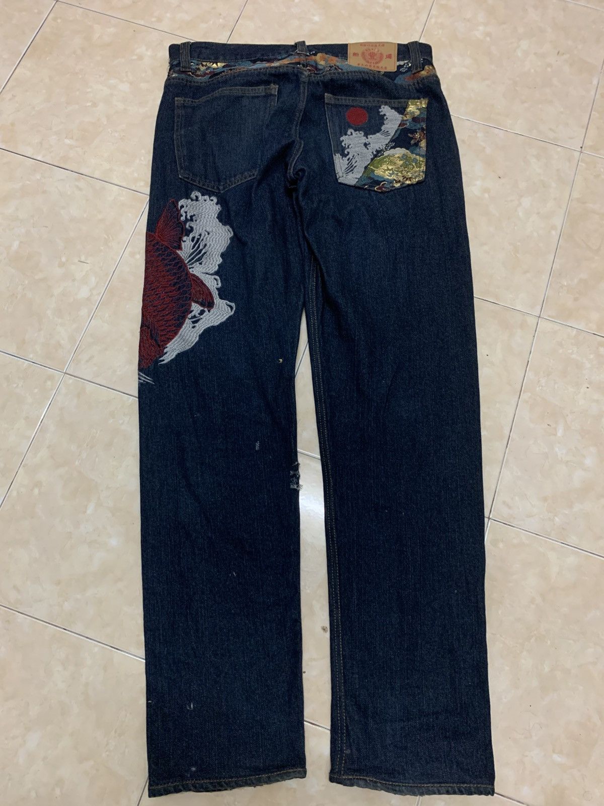 Edition Japan Jeans koi Sukajan Denim Size US 32 / EU 48 - 2 Thumbnail