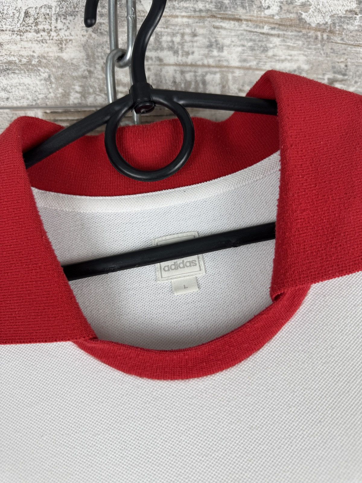 Adidas × Vintage Mens Vintage Adidas England T-shirt polos soccer jersey y2k Size US L / EU 52-54 / 3 - 9 Thumbnail