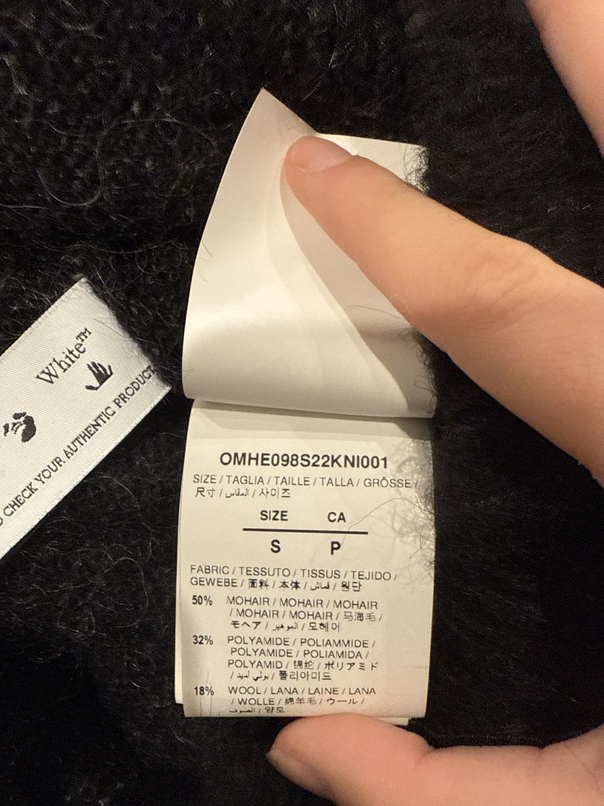 Off-White Off-White diag brushed knit crewneck Size US S / EU 44-46 / 1 - 8 Thumbnail