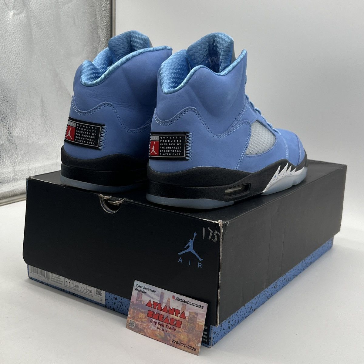 Jordan Brand Air Jordan 5 Unc Size US 11.5 / EU 44-45 - 5 Thumbnail