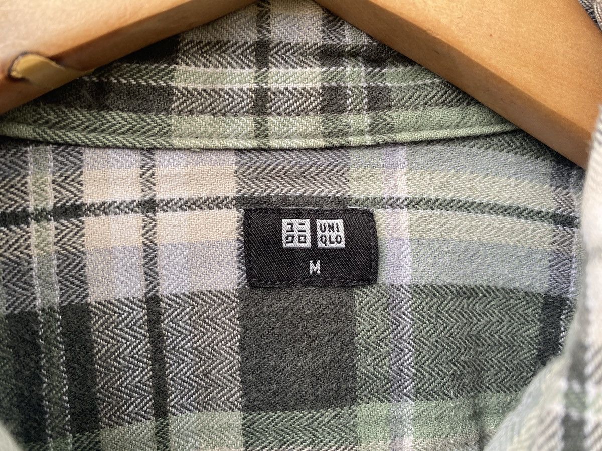 Uniqlo Uniqlo Flannel Country Plaid Multicolor Khaki Shirt Size US M / EU 48-50 / 2 - 5 Thumbnail