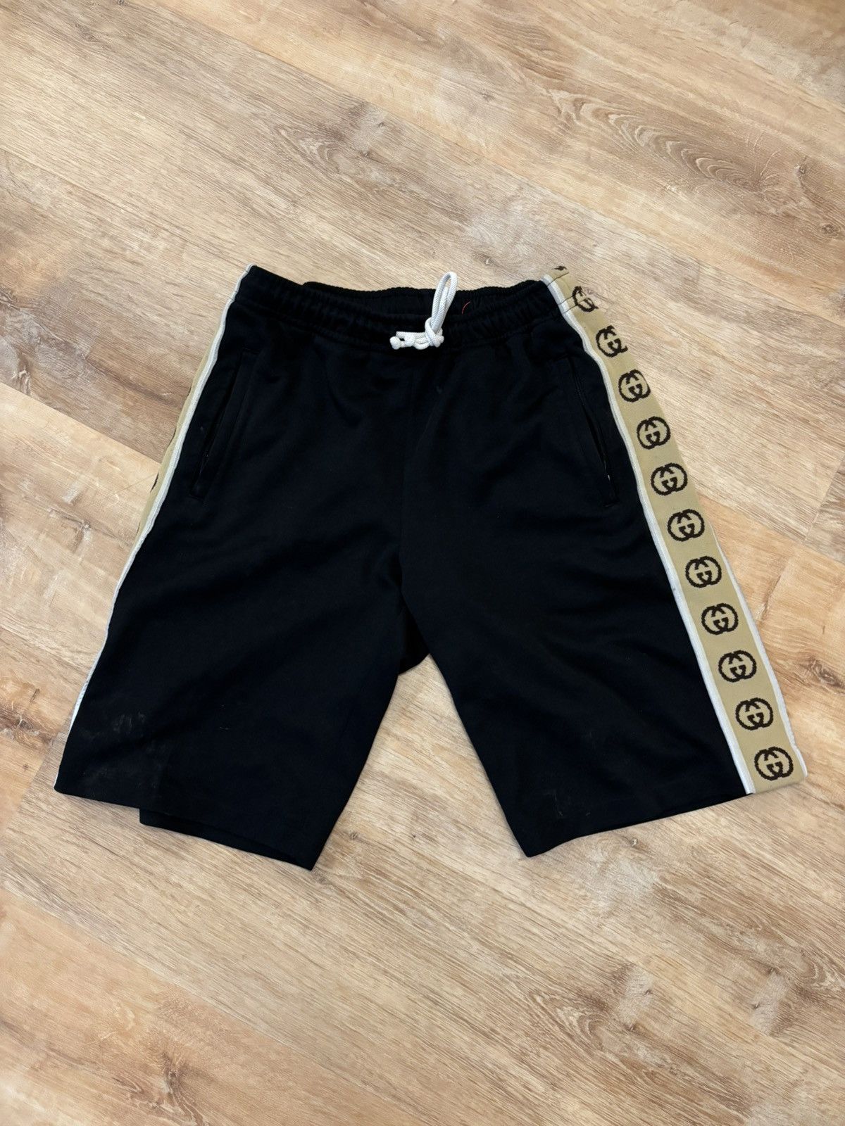 Gucci Gucci Black Technical Jersey Shorts Size Small Size US 30 / EU 46 - 1 Thumbnail
