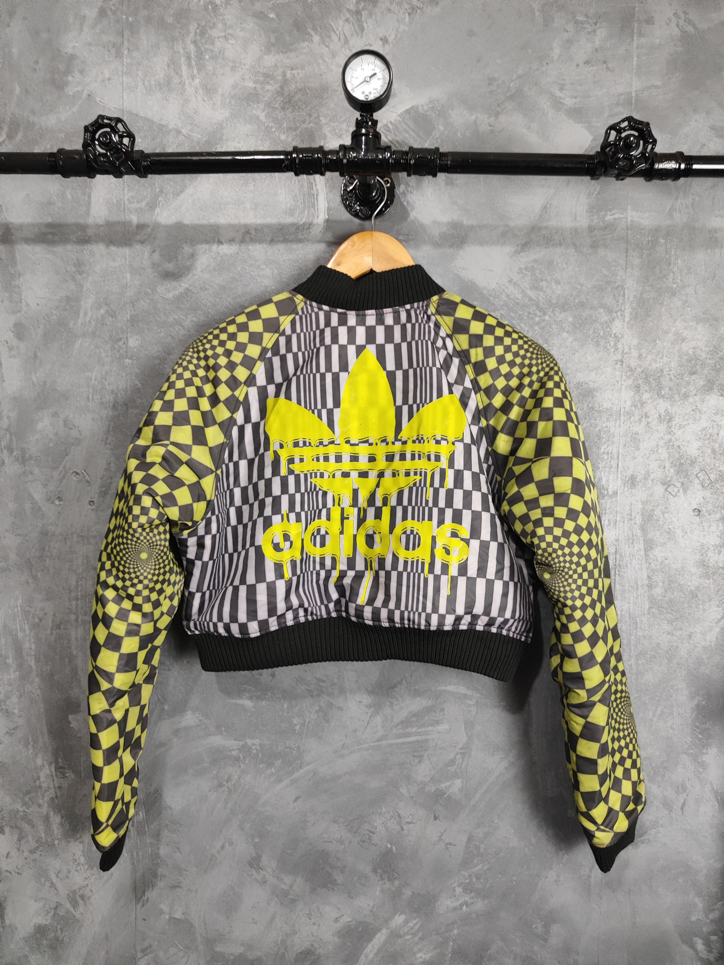 Adidas × Jeremy Scott Adidas x Jeremy Scott - Reversable Crop Bomber Jacket - Size M / US 6-8 / IT 42-44 - 2 Thumbnail