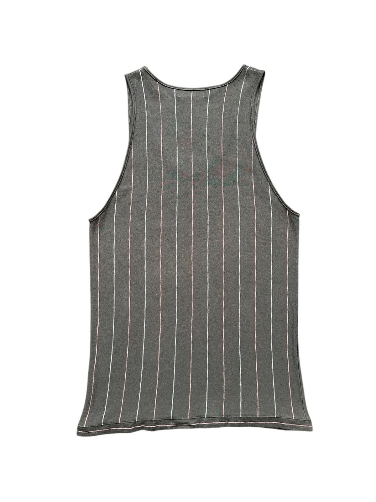 Japanese Brand 00’s Comme Ca Collection by Kenji Ito tank striped Size US M / EU 48-50 / 2 - 2 Thumbnail