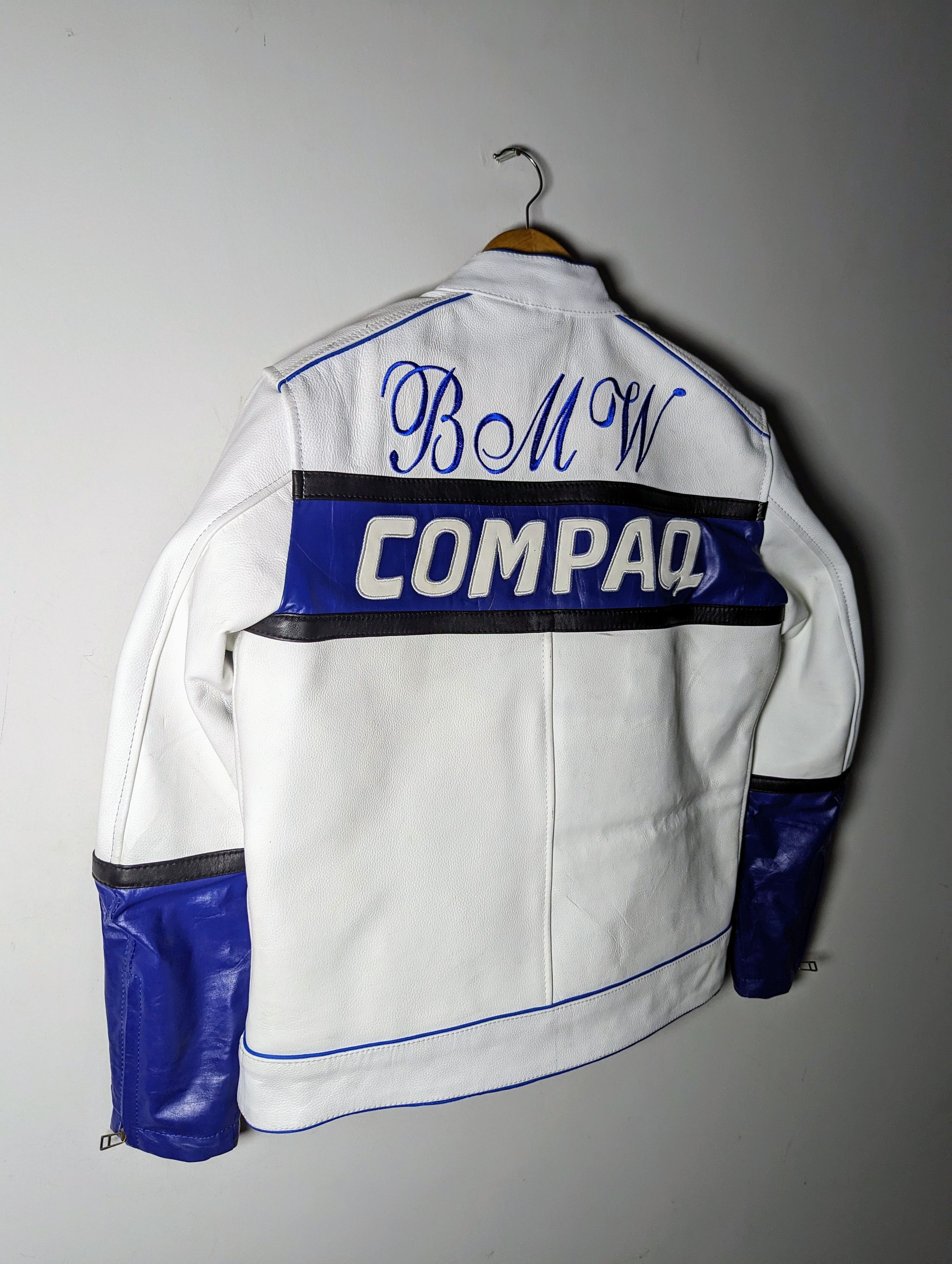Vintage 🔥 BMW 🔥 Y2K RETRO RACING LEATHER JACKET FORMULA 1 Size US S / EU 44-46 / 1 - 11 Thumbnail