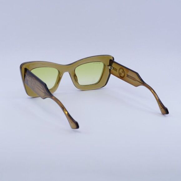 Gucci 🕶️ New Gucci GG1552S 004 Brown/Light Green Sunglasses Size ONE SIZE - 6 Thumbnail