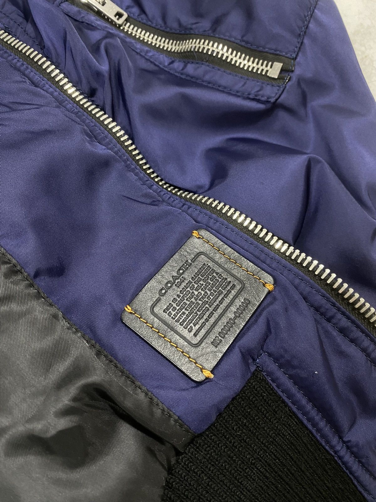 Coach × Vintage Coach navy militare sayin bomber Size US L / EU 52-54 / 3 - 4 Thumbnail