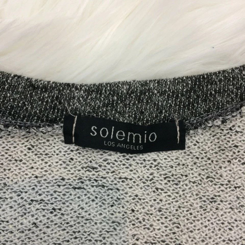 Other Solemio LA Cold Shoulder Crochet Top Sweatshirt Long Sleeve Size S / US 4 / IT 40 - 9 Thumbnail