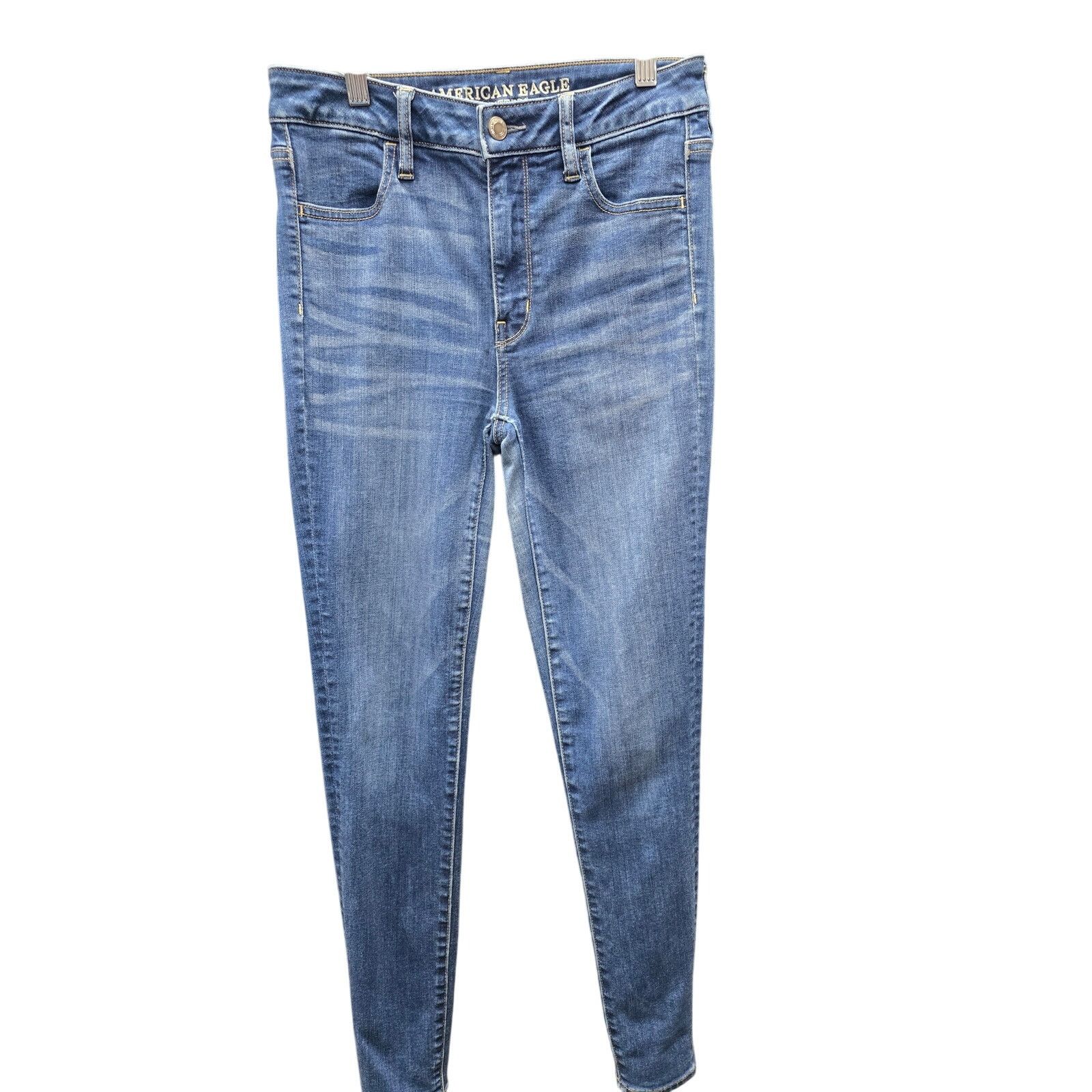 American Eagle Outfitters American Eagle Outfitters, Super Hi-Rise Jeggings, Size 2 Size 26" / US 2 / IT 38 - 1 Thumbnail