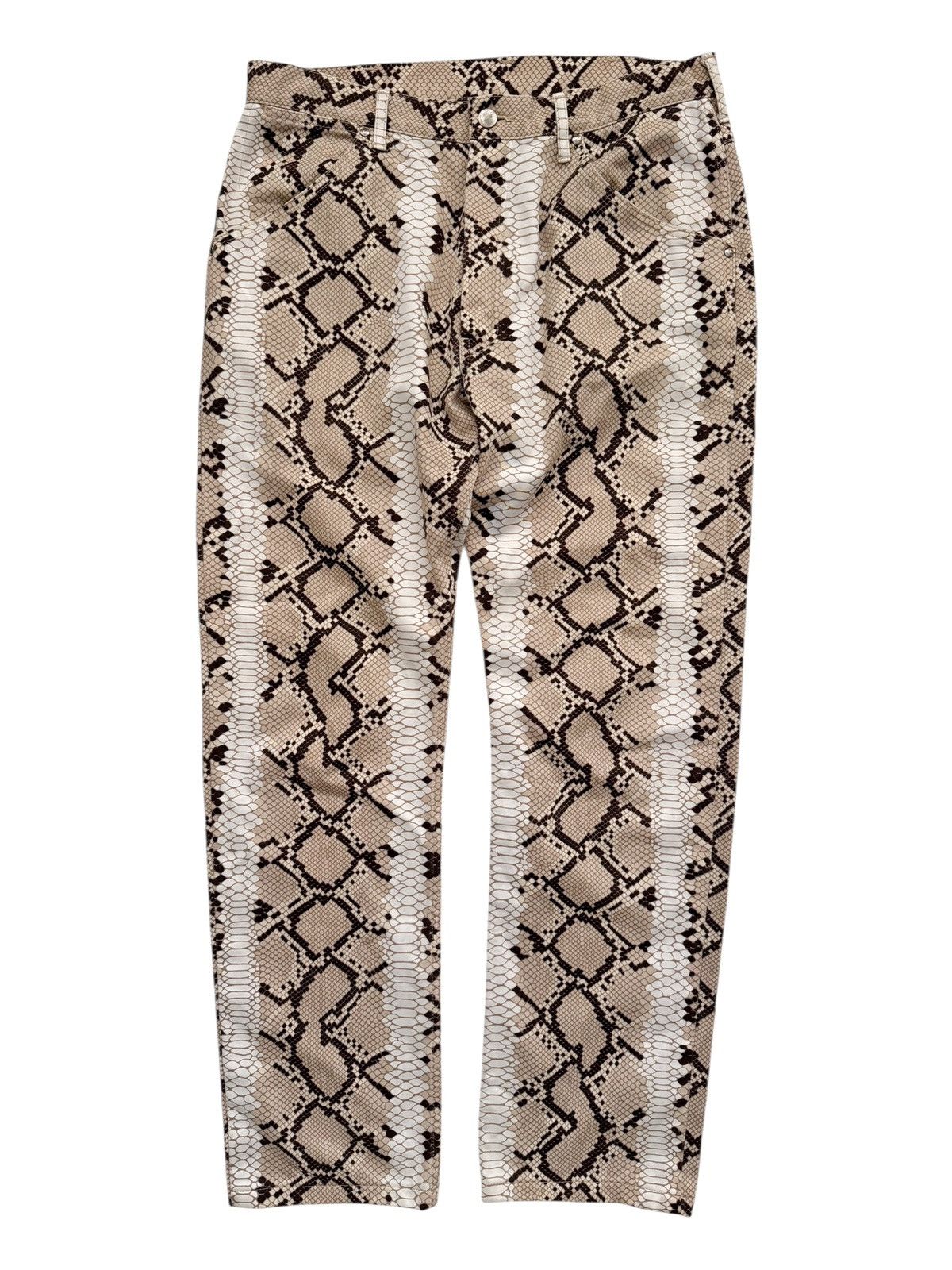 Number (N)ine GRAIL x Needles Snake Print Trouser Size US 32 / EU 48 - 1 Thumbnail