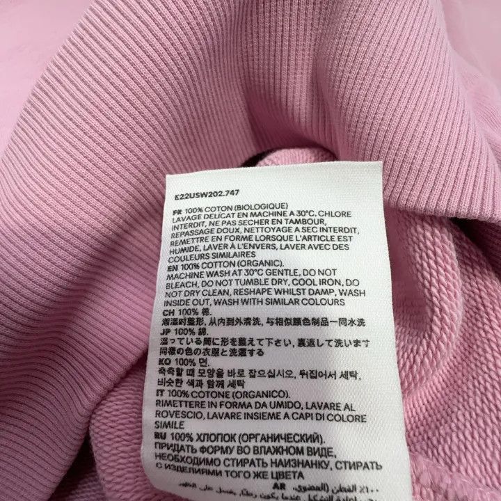 AMI AMIPARIS Logo Pink Hoodie for Couples -2507 Size US M / EU 48-50 / 2 - 6 Thumbnail