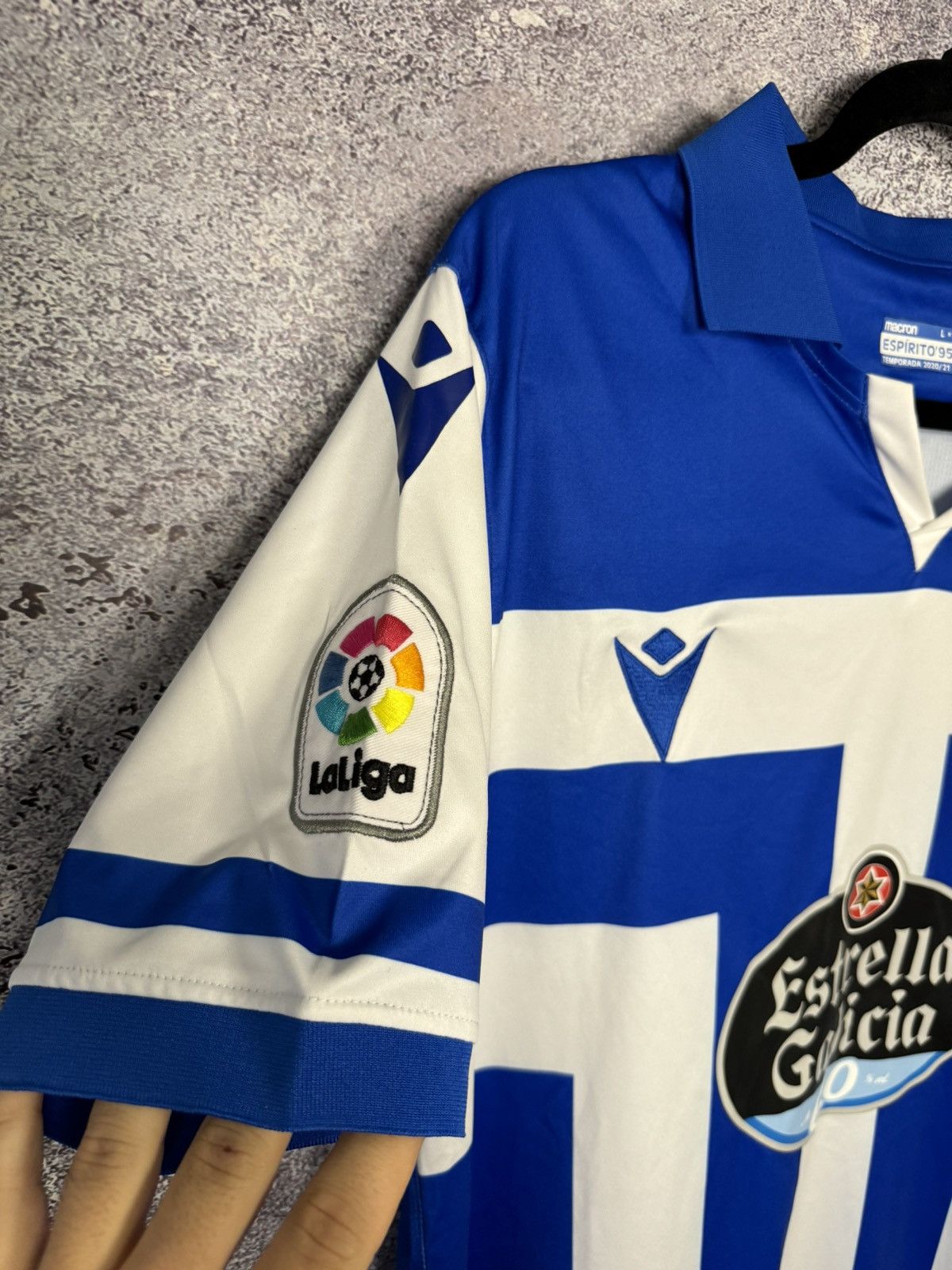 Macron × Vintage Deportivo de La Coruna 2020/21 Macron Soccer Jersey Size US L / EU 52-54 / 3 - 7 Thumbnail