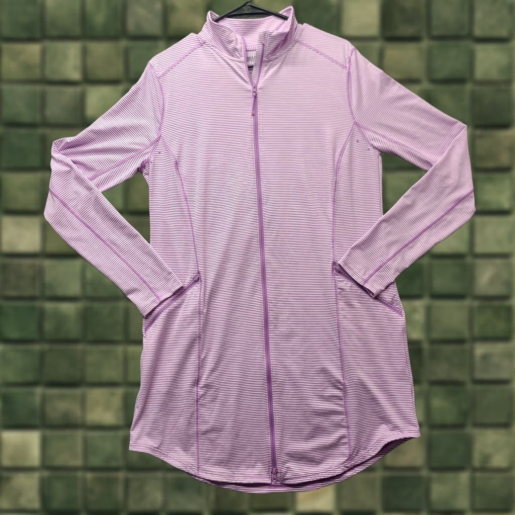 Vintage Duluth Armachillo Top Women’s L Regular Fit Cooling Full Zip Lightweight Tunic Purple Long Sleeve Size L / US 10 / IT 46 - 1 Thumbnail