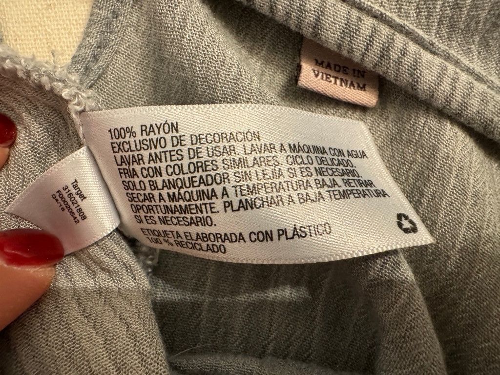 Target Basics Knox Rose | Gray Tank Top | Size S Size S / US 4 / IT 40 - 7 Thumbnail