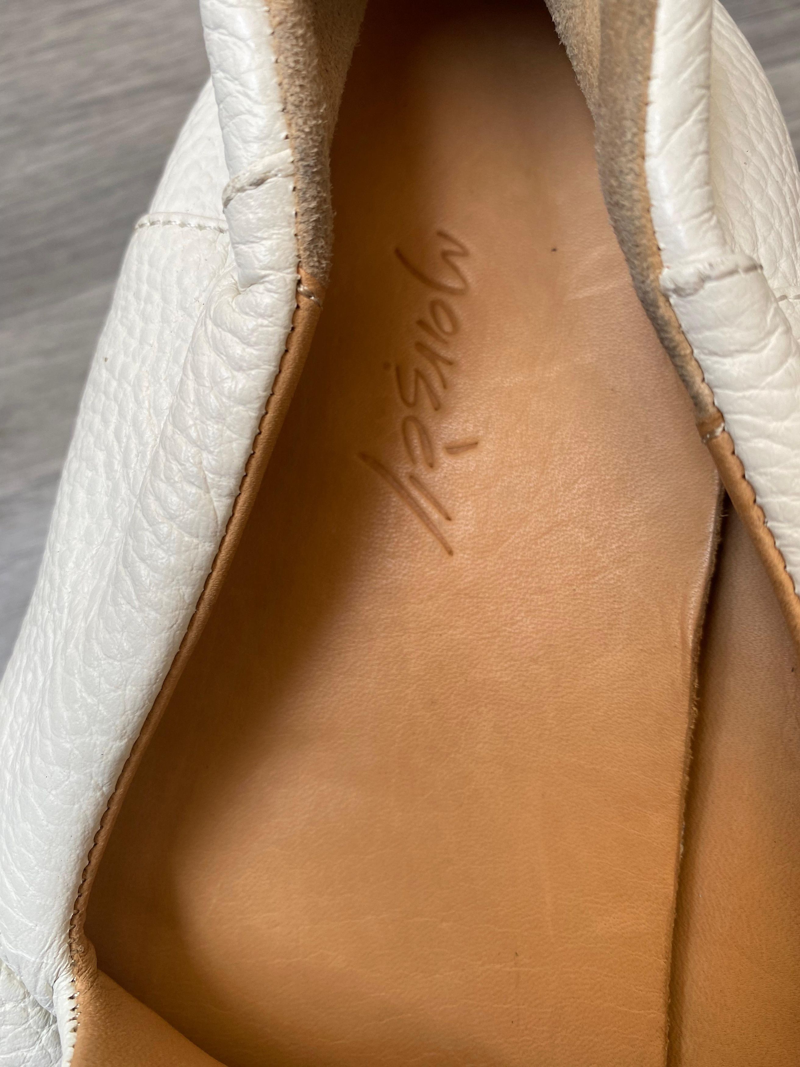 Marsell Marsell Slip On White Leather Sneakers Sz 38 Size US 5.5 / EU 38 - 6 Thumbnail