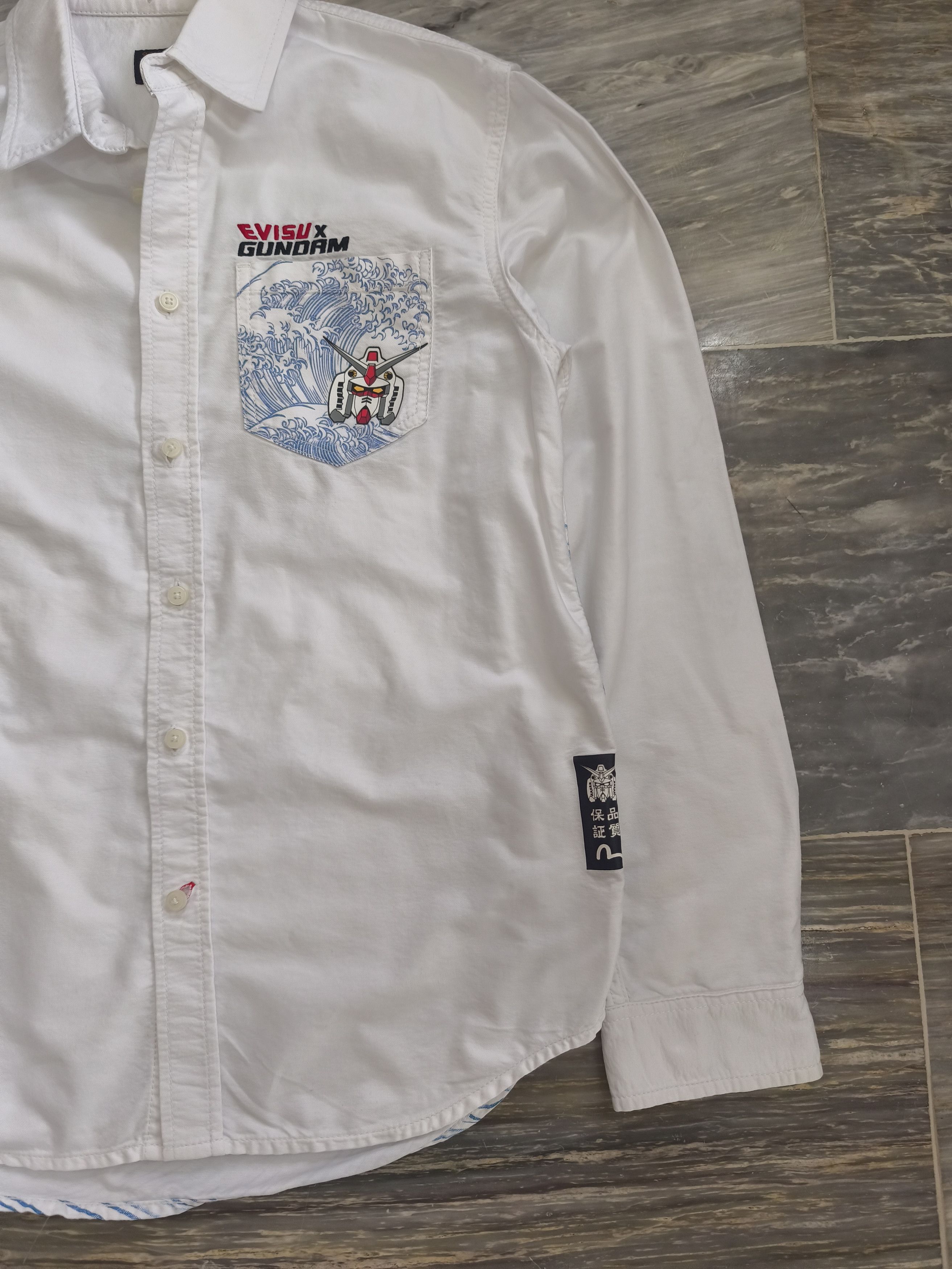 Evisu Evisu x Gundam Seagull-inserted RX-78-2 GUNDAM Printed Shirt Size US M / EU 48-50 / 2 - 3 Thumbnail