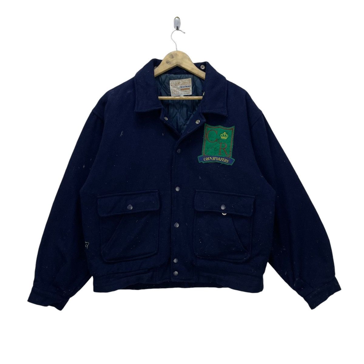 Vintage 💥Vintage Coin Roaffers 60s Bomber Varsity Hockey Ice Jacket Size US M / EU 48-50 / 2 - 2 Thumbnail