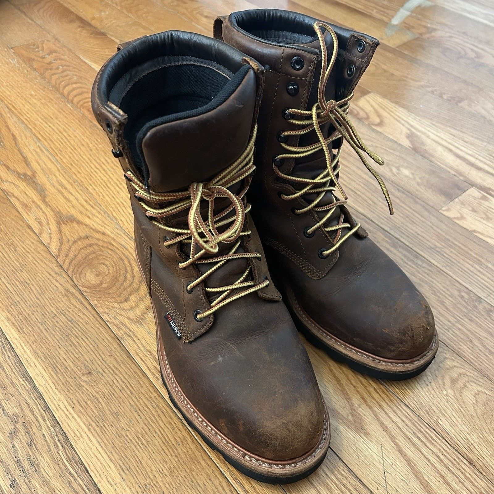 Red Wing 4417 Loggermax 9 Inch Brown Leather Safety Toe Work Boots Size US 7.5 / EU 40-41 - 2 Thumbnail