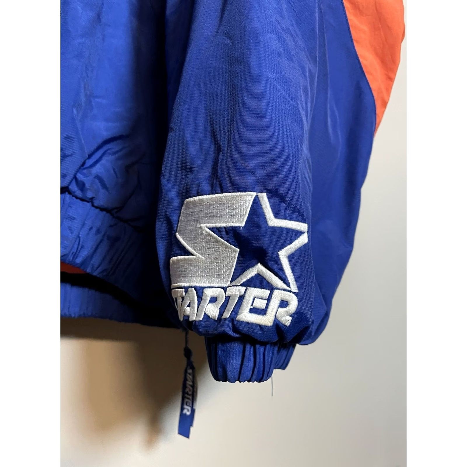 Starter VINTAGE Starter Florida Gators Hooded Puffer Jacket NCAA Half Zip XL Men Blue & Orange Embroidered Logo Size US XL / EU 56 / 4 - 2 Thumbnail