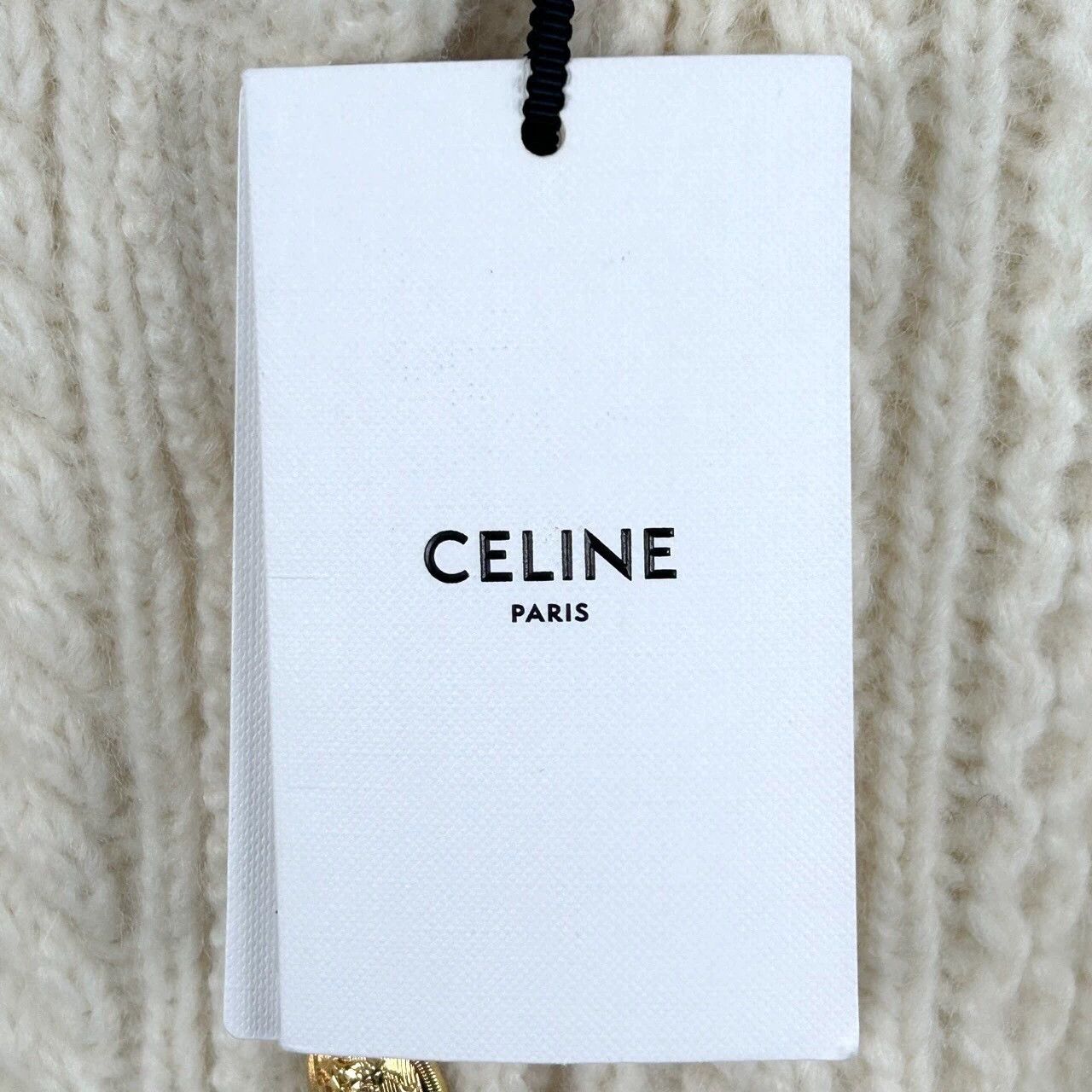 Celine Celine neck single-breasted long-sleeved knit cardigan Size M / US 6-8 / IT 42-44 - 7 Thumbnail