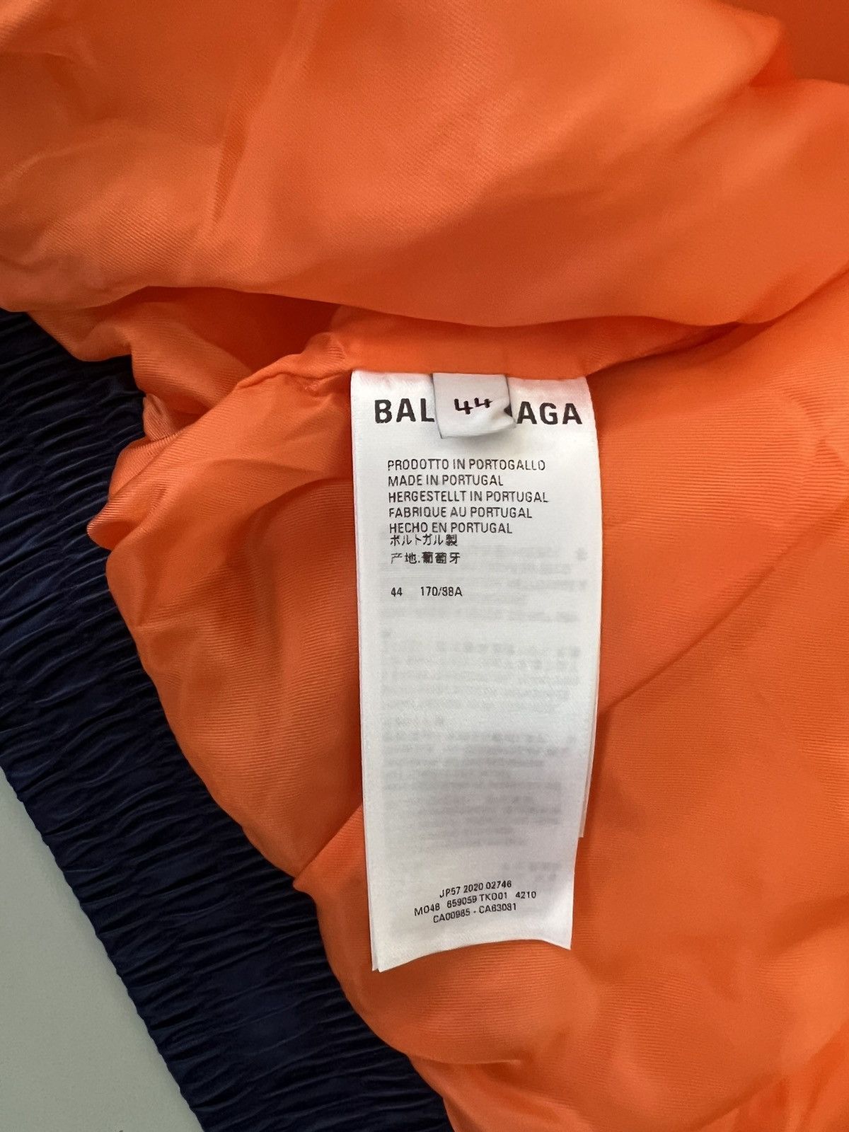 Balenciaga Balenciaga Padded Tracksuit Jacket Size US S / EU 44-46 / 1 - 7 Thumbnail