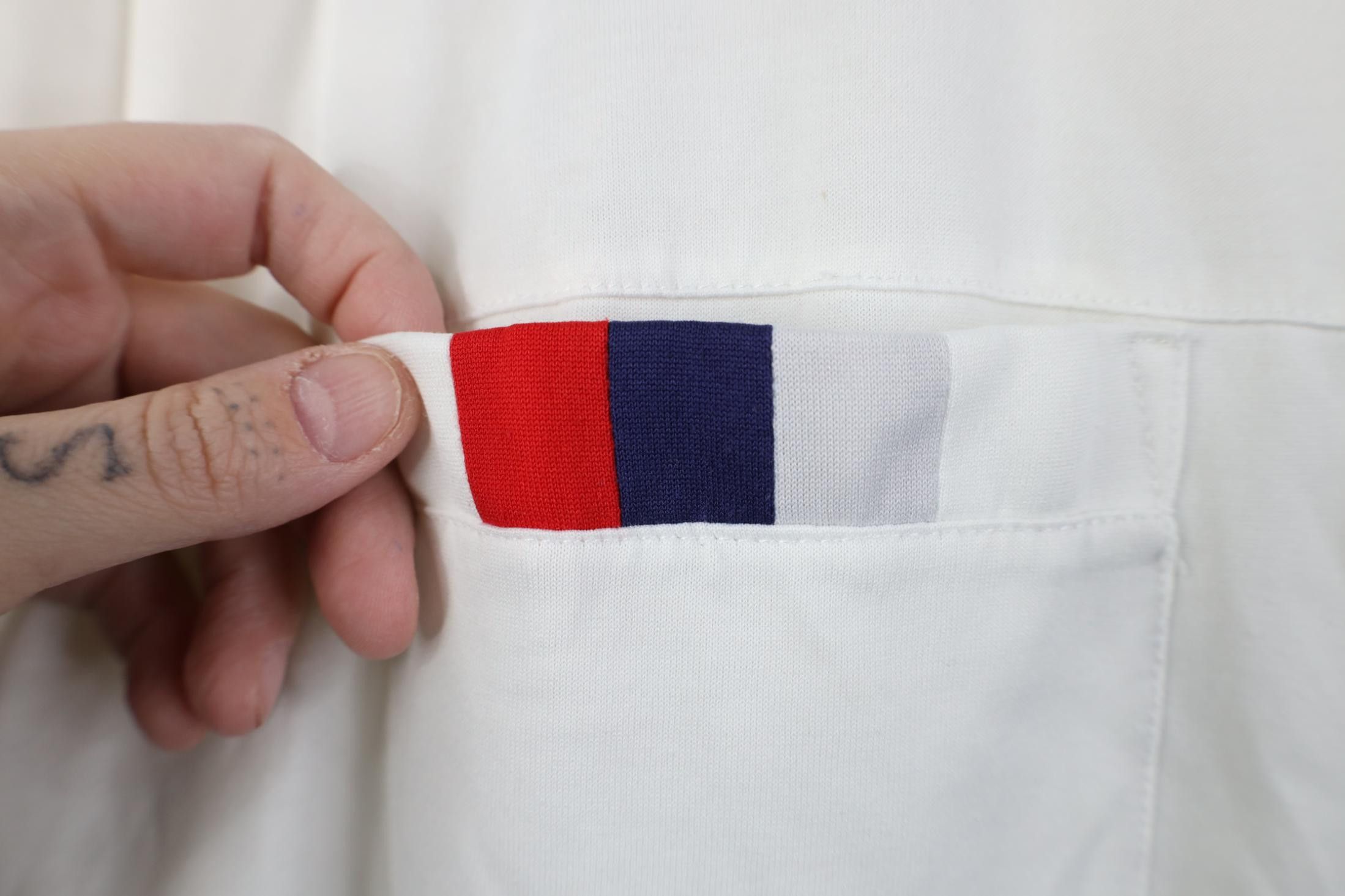 Vintage Vintage 90s Streetwear Knit Collared Golf Polo Shirt White Size US XL / EU 56 / 4 - 4 Thumbnail