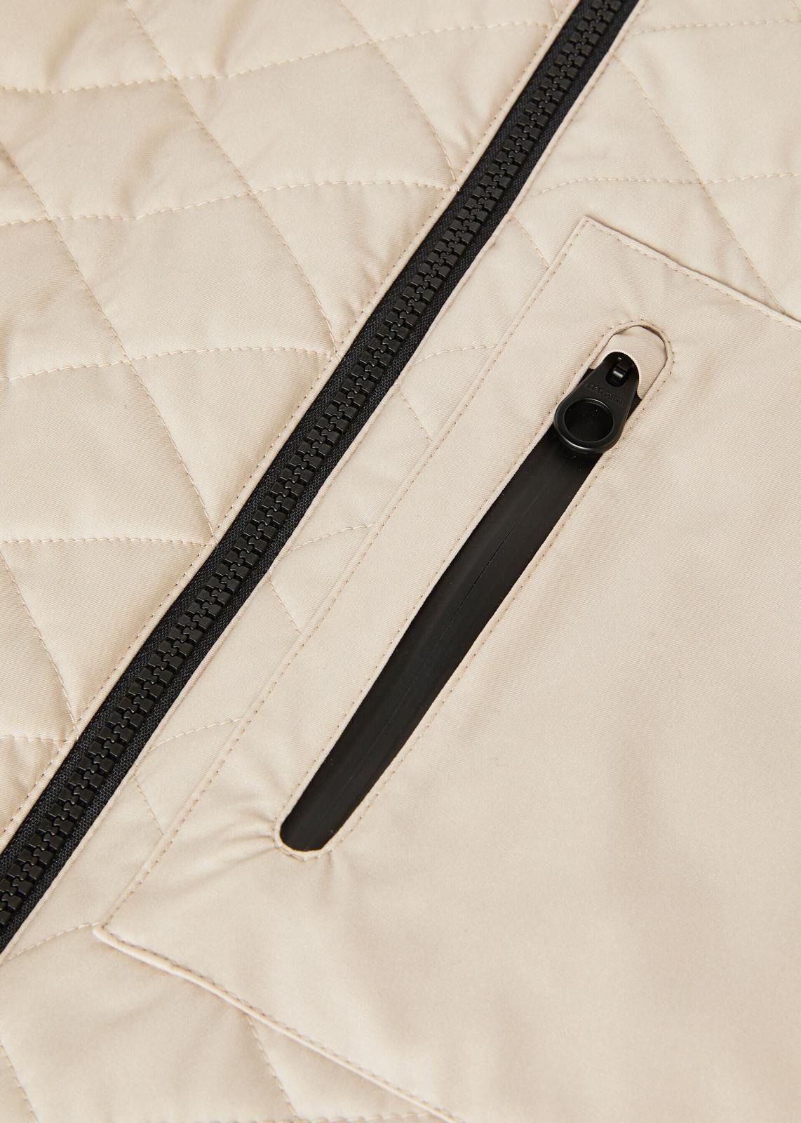 Loro Piana o1srvl11e0126 FAO5537 Quilted Hooded Bomber Jacket in Beige Size S / US 4 / IT 40 - 3 Thumbnail