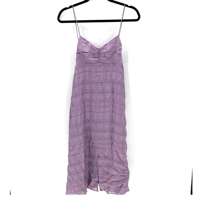 Madewell Madewell Tie-Back Cami midi dress subtle plaid design sz 2 Size XS / US 0-2 / IT 36-38 - 1 Thumbnail