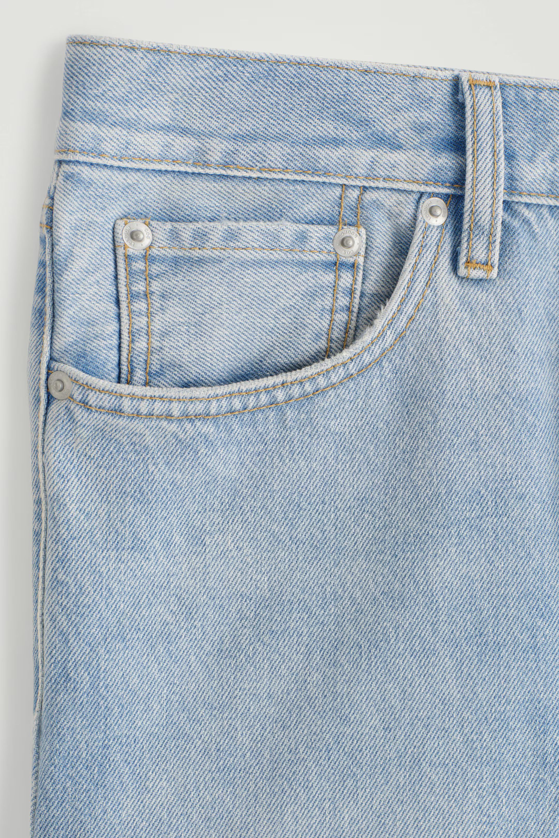 Cos COS Regular-Fit Tapered Straight-Like Light Pale Blue 31-30 Size US 31 - 4 Thumbnail