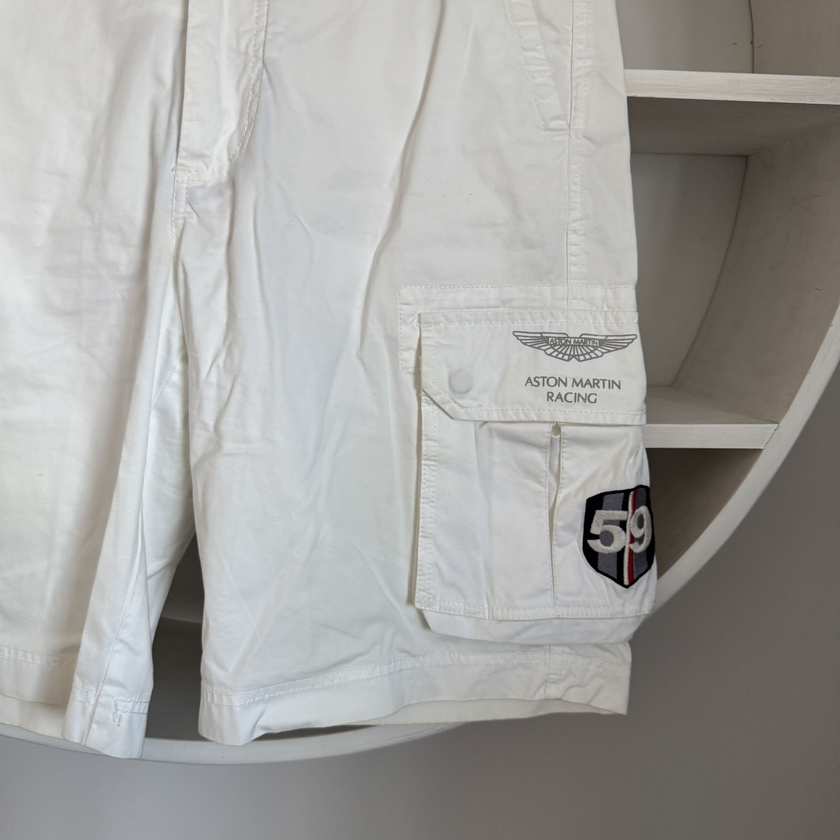 Hackett Mens Hackett Aston Martin Racing AMR Cargo Shorts 36 Size US 36 / EU 52 - 3 Thumbnail