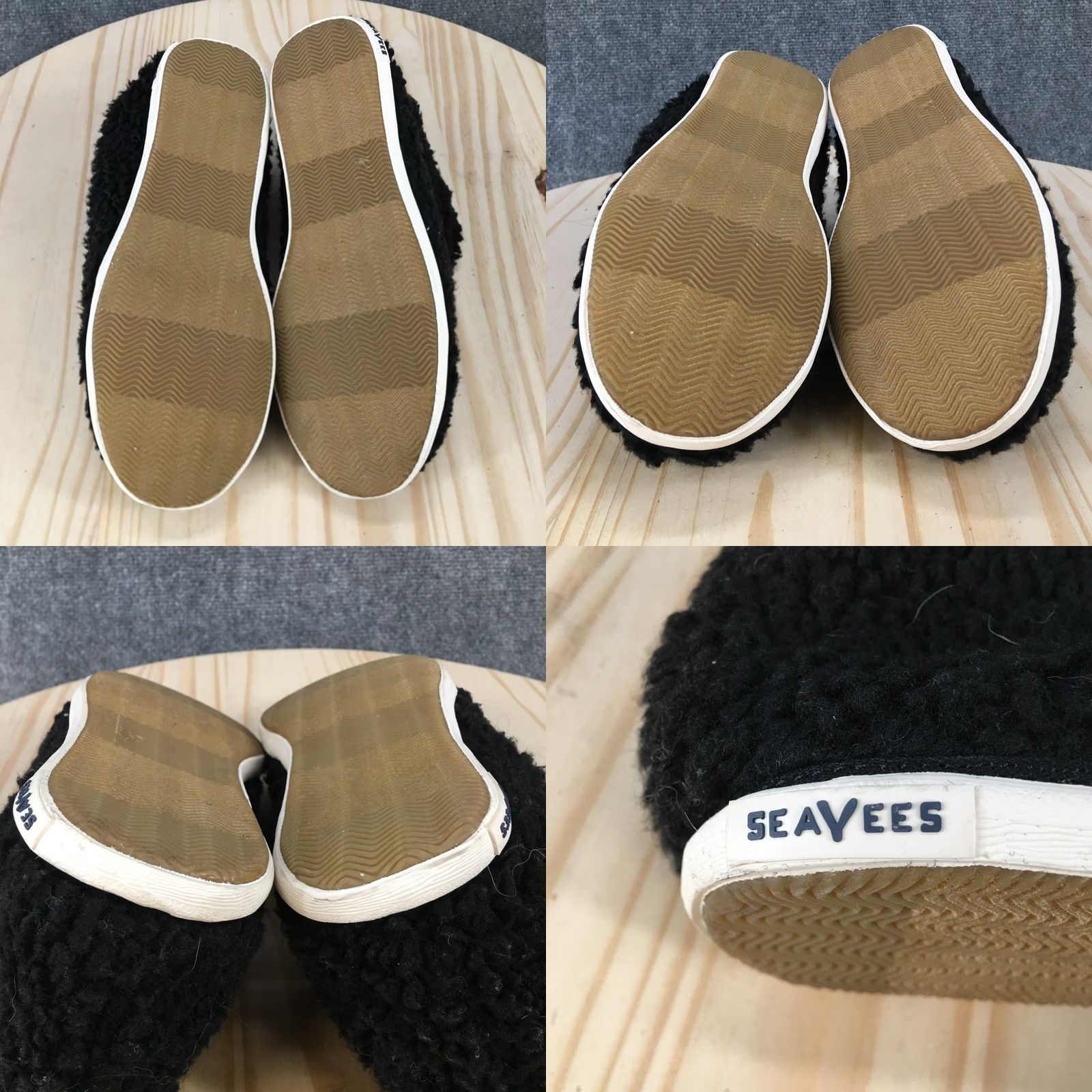 SeaVees SeaVees Shoes Women SeaChange Casual Slipper Bootie Black Recycled Fleece Shoes Women SeaChange Casual Slipper Bootie Black Recycled Fleece Size M / US 6-8 / IT 42-44 - 8 Thumbnail