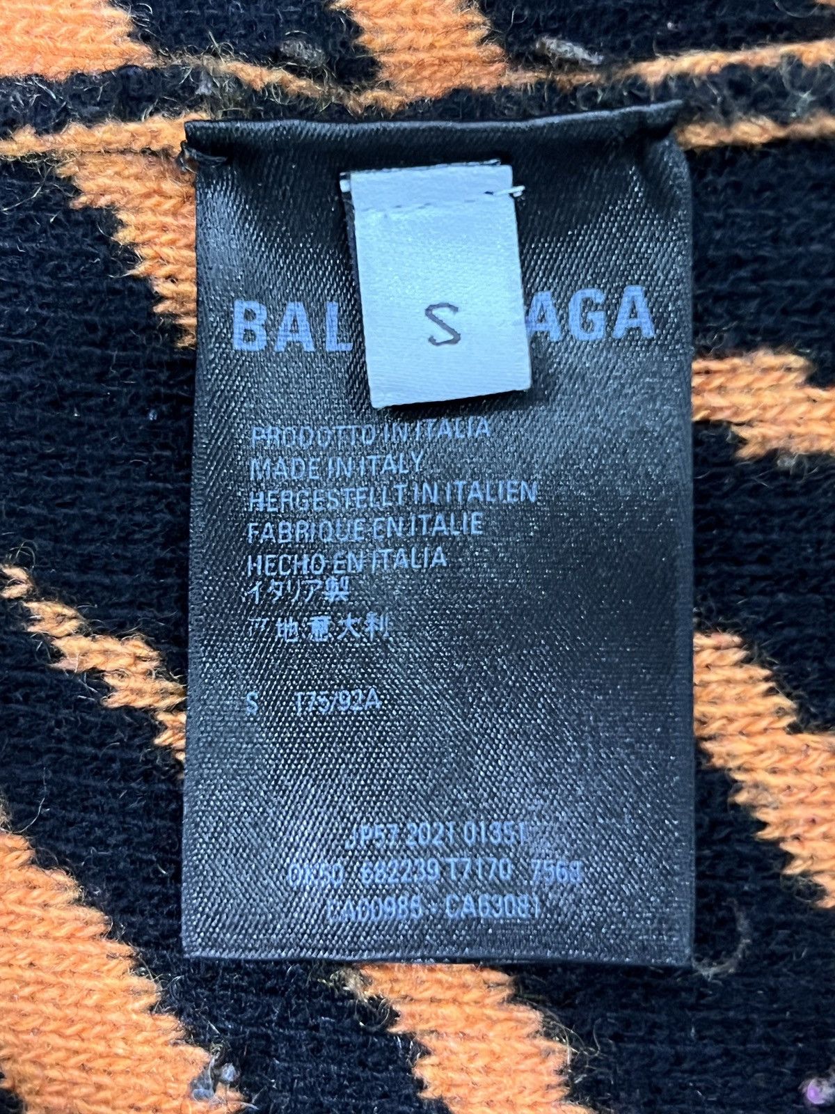 Balenciaga Balenciaga by Demna SS22 Year of the Tiger Tiger Print Cashm Size US S / EU 44-46 / 1 - 15 Thumbnail