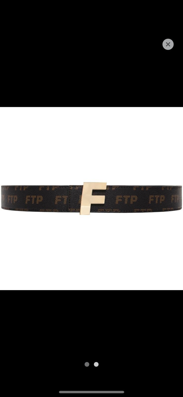 Fuck The Population FTP DAMIER BELT Size 42 - 5 Thumbnail