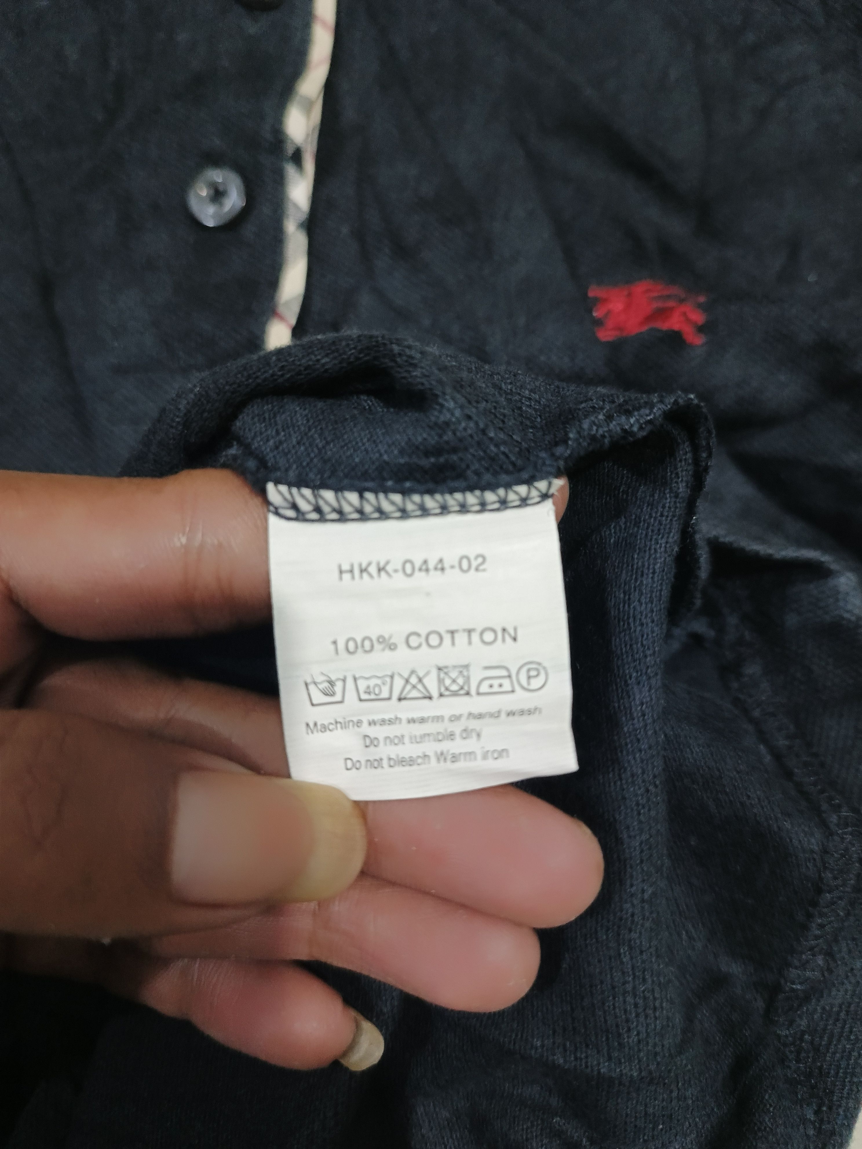 Burberry Vintage BURBERRY LONDON Nova Check Collar Design Polos Size M / US 6-8 / IT 42-44 - 4 Thumbnail