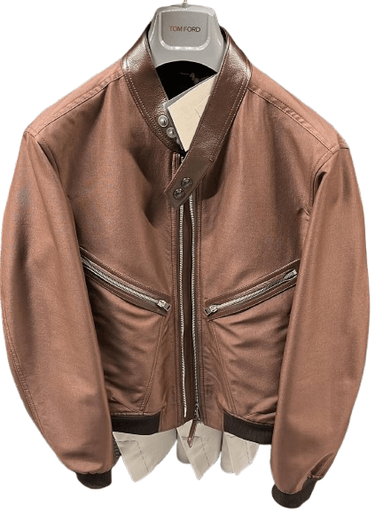 Tom Ford o1loc1c0525 OBS027 Biker Jacket in Brown Size US L / EU 52-54 / 3 - 1 Preview