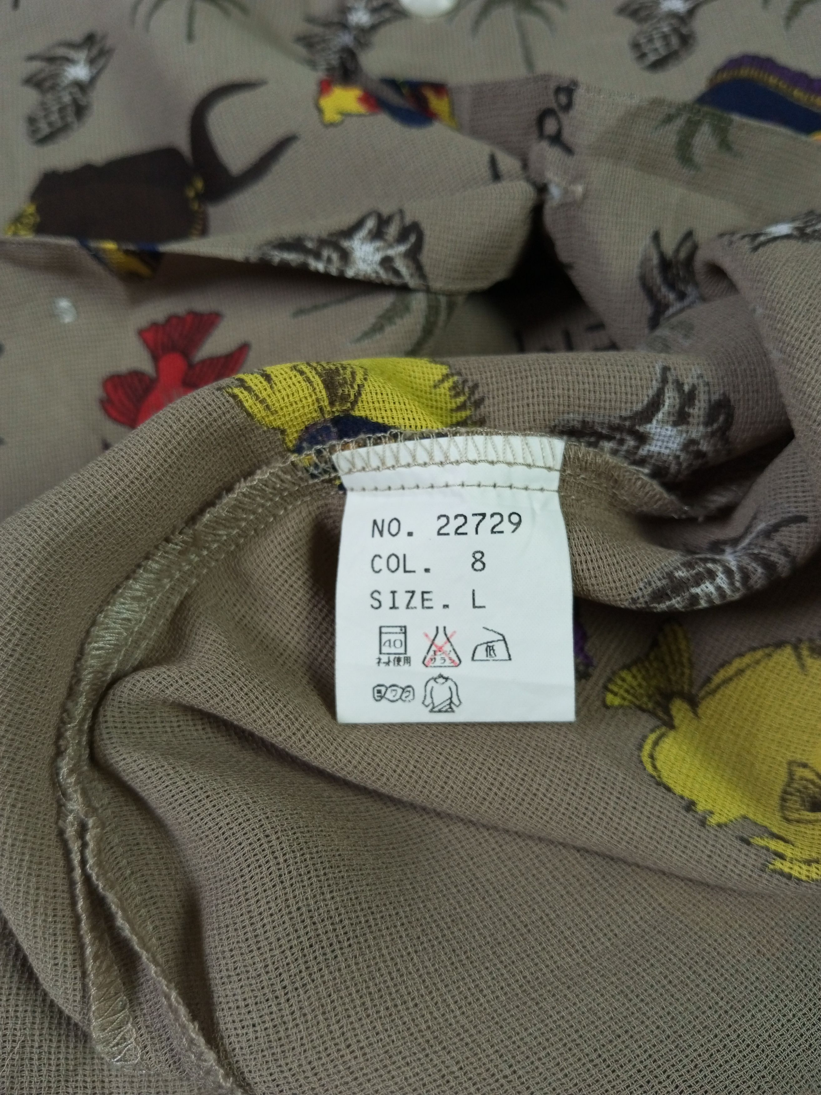 Japanese Brand 🔥Japanese brand Monsieur Sunmaruka Hawaii style shirt Size US L / EU 52-54 / 3 - 8 Thumbnail