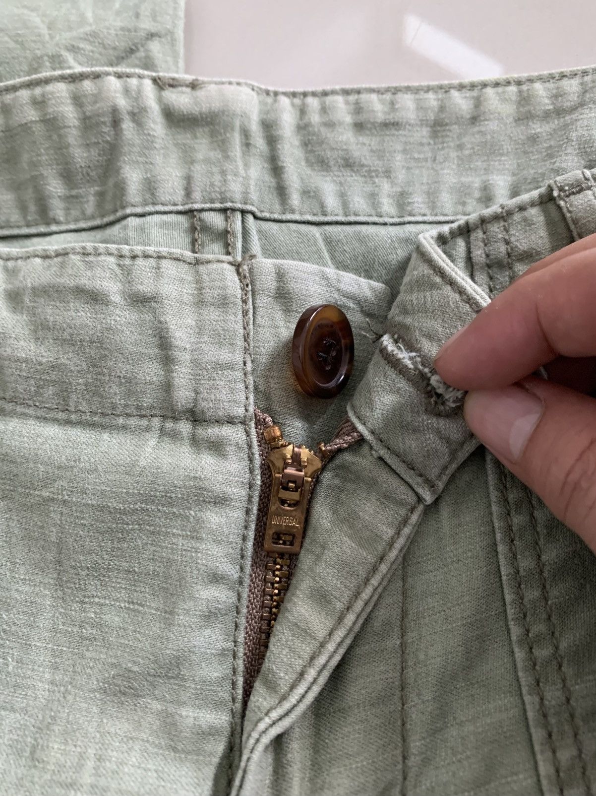 Orslow Offer📦Orslow Military Sateen OG Buckle Back Trousers Size US 30 / EU 46 - 4 Thumbnail