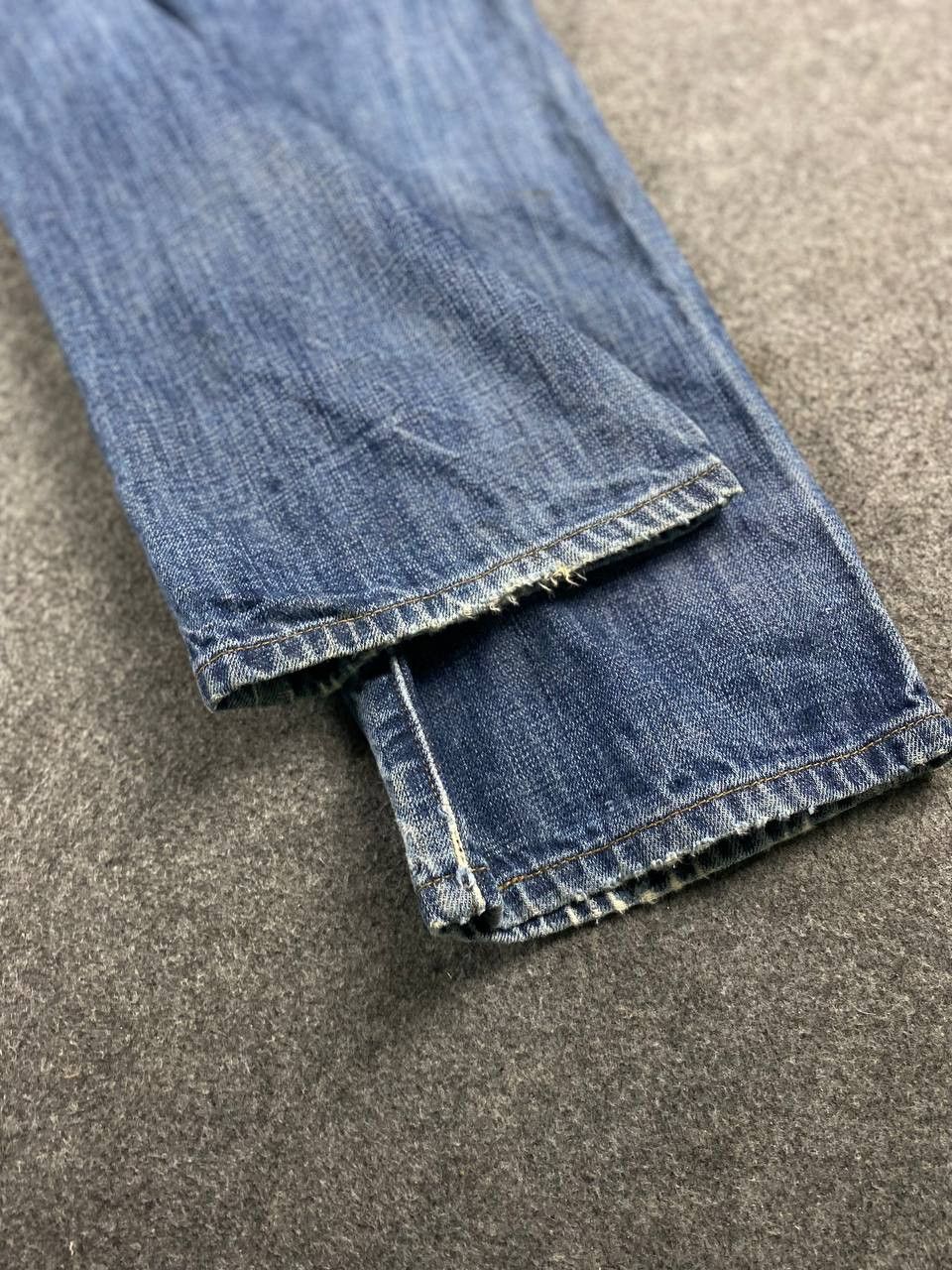 Levi's vintage levis 501 distressed denim nice design Size US 34 / EU 50 - 7 Thumbnail