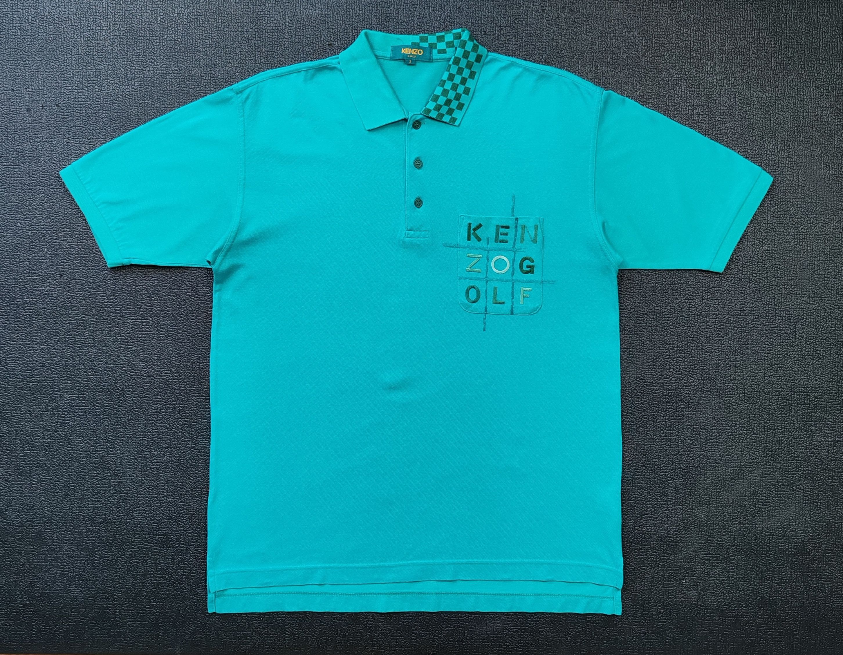 Kenzo Kenzo Golf Vintage 90s Collar T shirt size Large Size US L / EU 52-54 / 3 - 1 Thumbnail