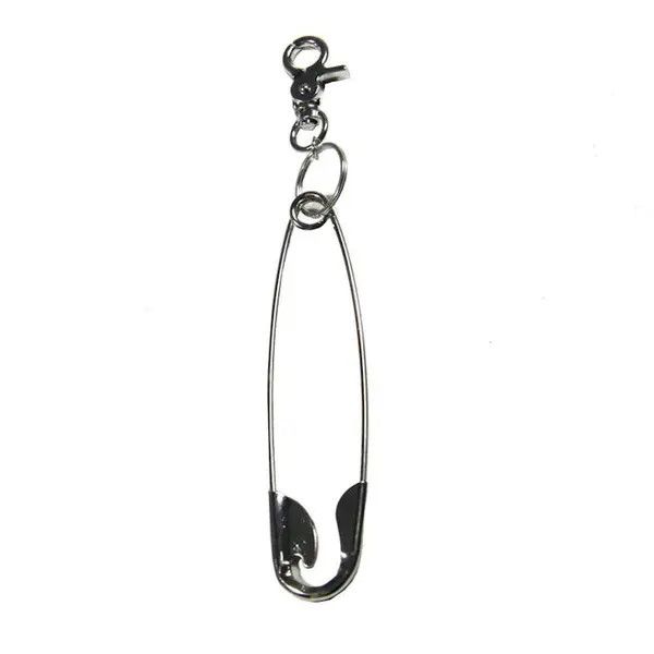 Other Punk Big Safety Pin Metal Pendant Keychain Size ONE SIZE - 3 Thumbnail