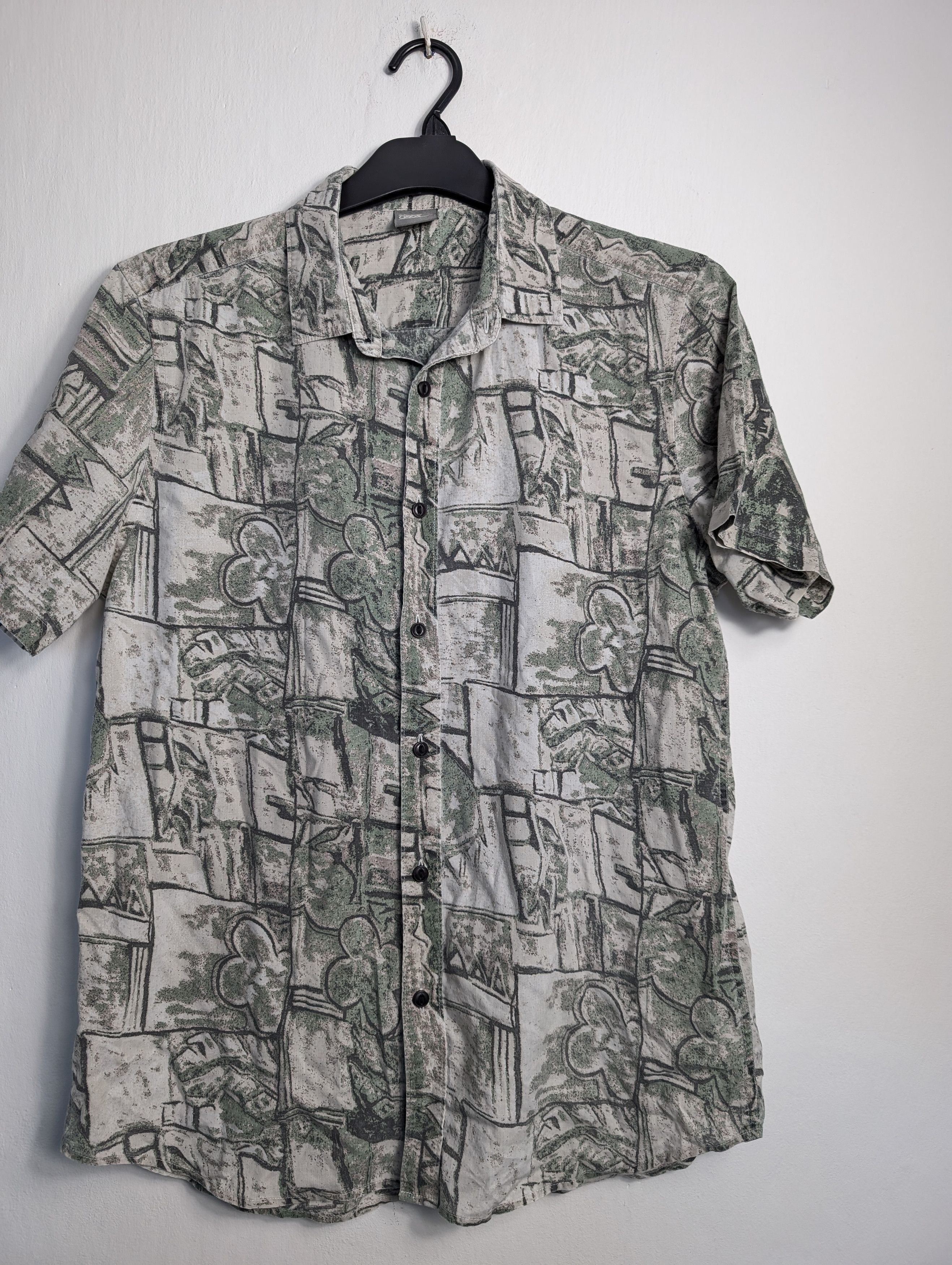 Vintage Vintage Y2K Hawaiian Shirt - Summer Floral Palm Tree Print Size US M / EU 48-50 / 2 - 2 Thumbnail