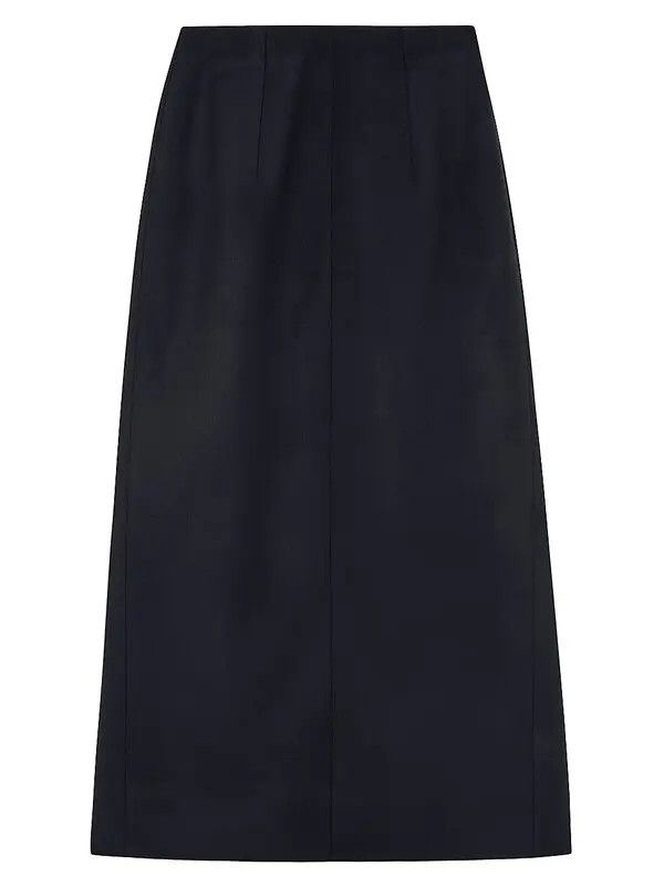16Arlington o1mle1125 Arne Midi Skirt in Nero Size 32" / US 10 / IT 46 - 1 Thumbnail