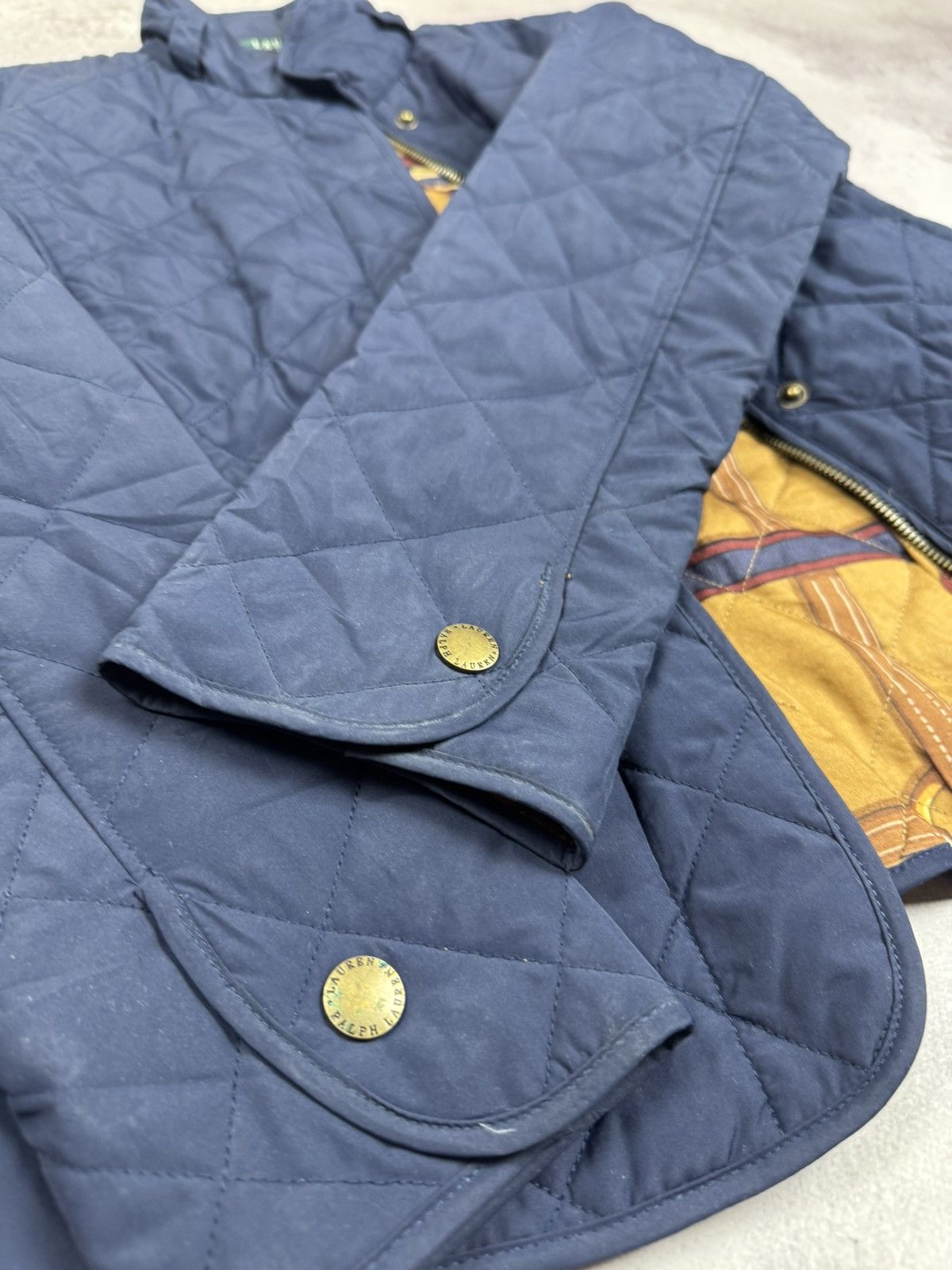 Lauren Ralph Lauren LAUREN RALPH LAUREN EQUESTRIAN PRINT BARN QUILTED JACKET Size S / US 4 / IT 40 - 8 Thumbnail