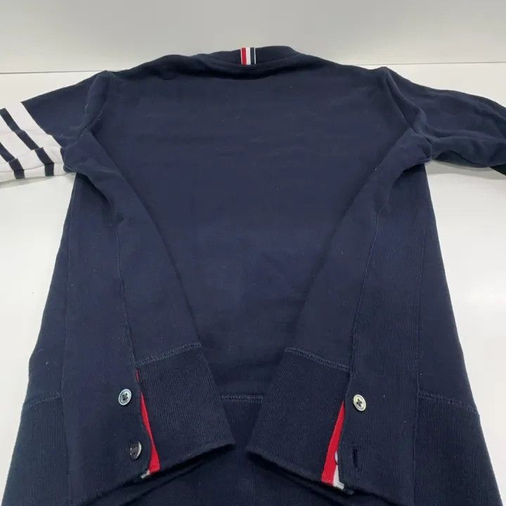 Thom Browne Thom Browne Classic Striped Pullover Sweatshirt -2507 Size US XXL / EU 58 / 5 - 9 Thumbnail