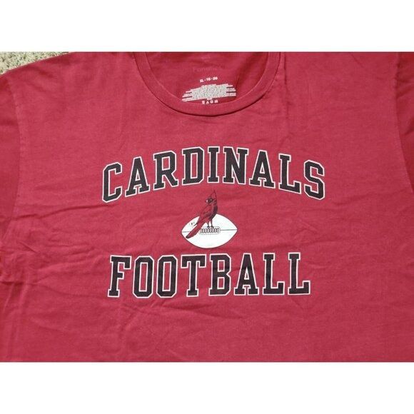 NFL Arizona Cardinals Football Shirt Adult Mens XL Red Spell Out Size US XL / EU 56 / 4 - 2 Thumbnail