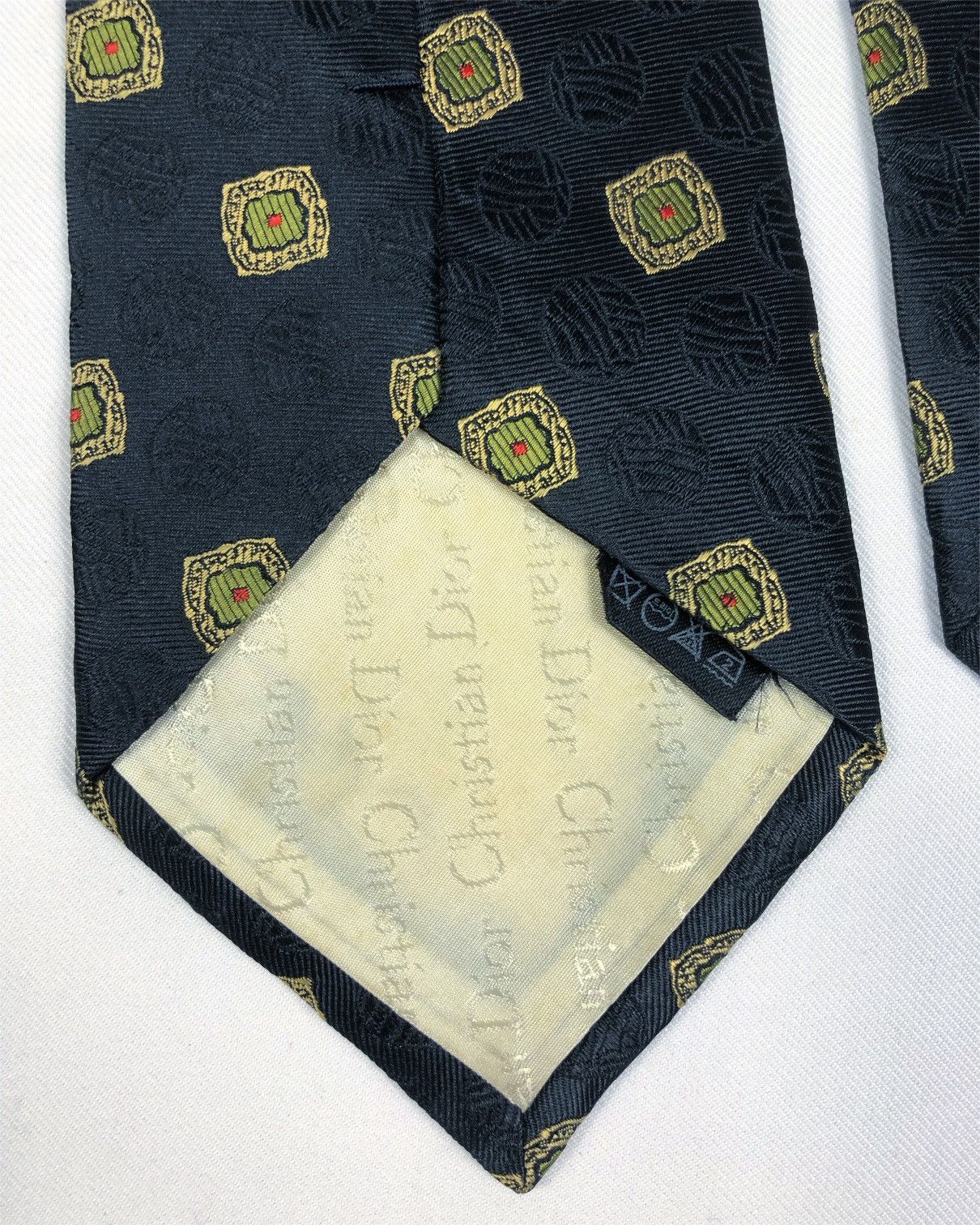 Christian Dior Monsieur Rare Vintage Christian Dior Monsieur Silk Tie Size ONE SIZE - 7 Thumbnail
