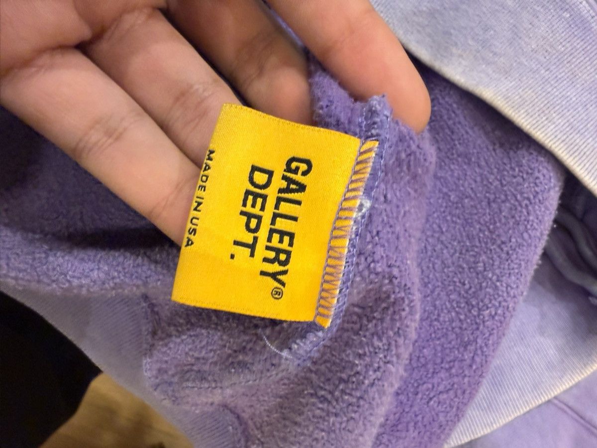 Gallery Dept. Gallery Dept French Logo Full Zip Hoodie - Purple Fade Size US XL / EU 56 / 4 - 5 Thumbnail