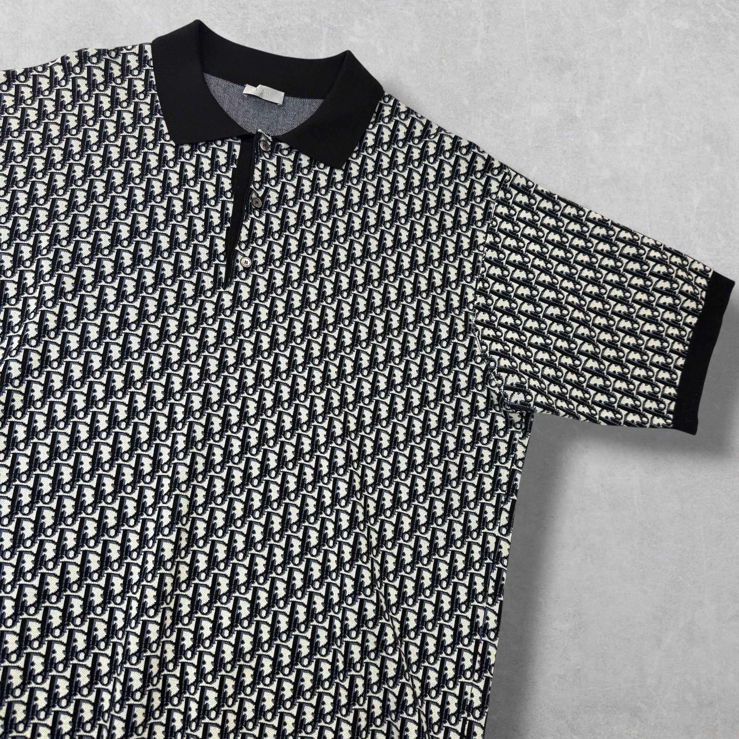 Dior Dior Oblique Polo Shirt XXXL Size US XXL / EU 58 / 5 - 3 Thumbnail